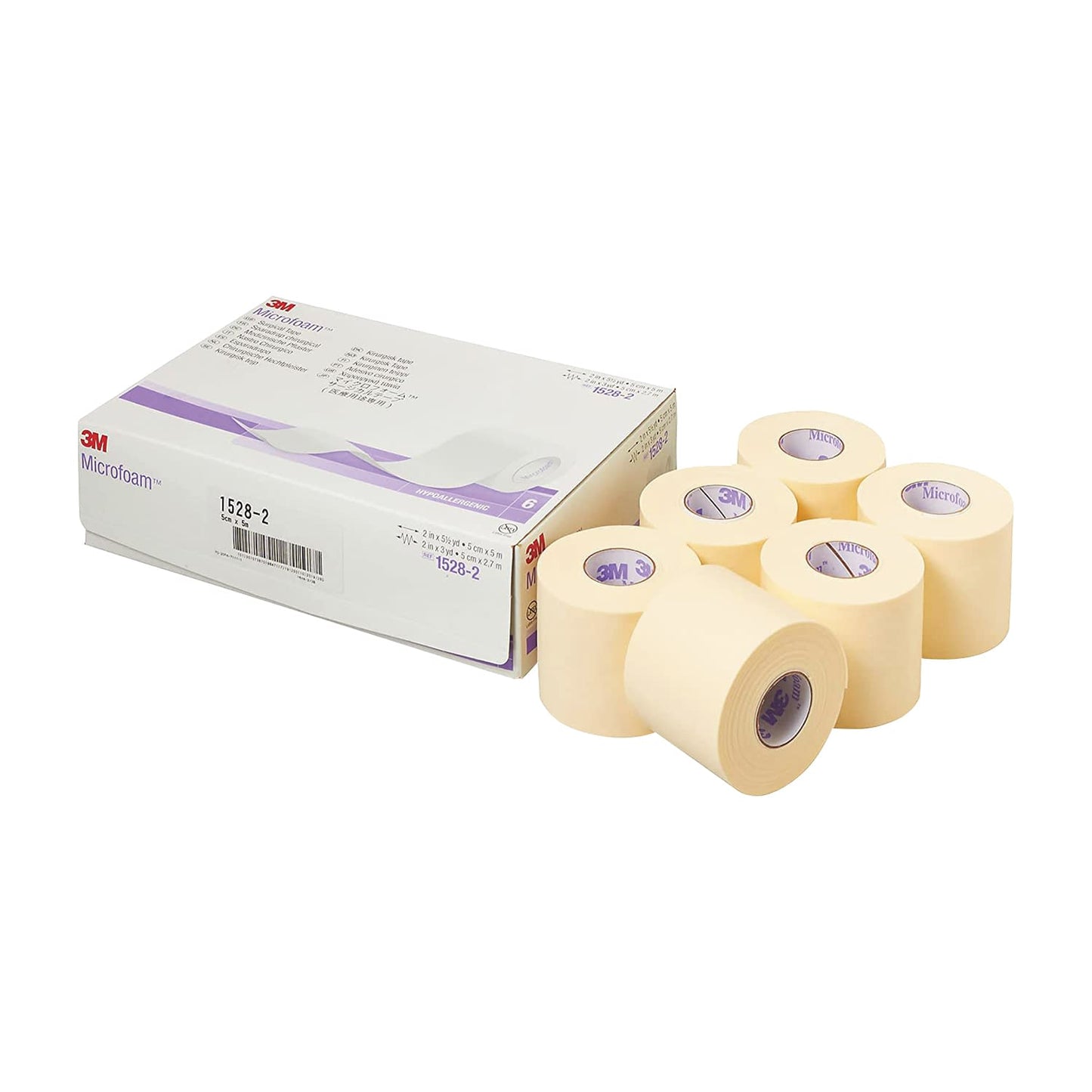 Microfoam Surgical Tape 25-7144-01 3M Japan 1528-2 (50X5M) 6 cans