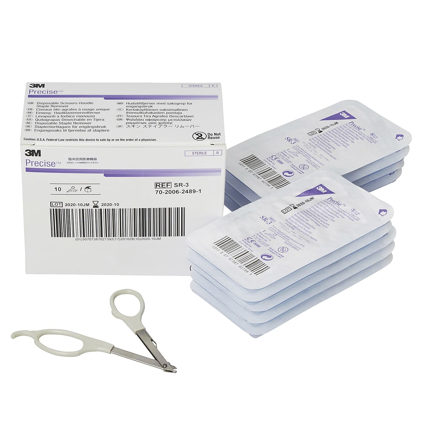 스킨 스테이플러 리무버 스킨 스테이플러용 리무버 25-3737-00 쓰리엠 재팬 SR-3(10코)