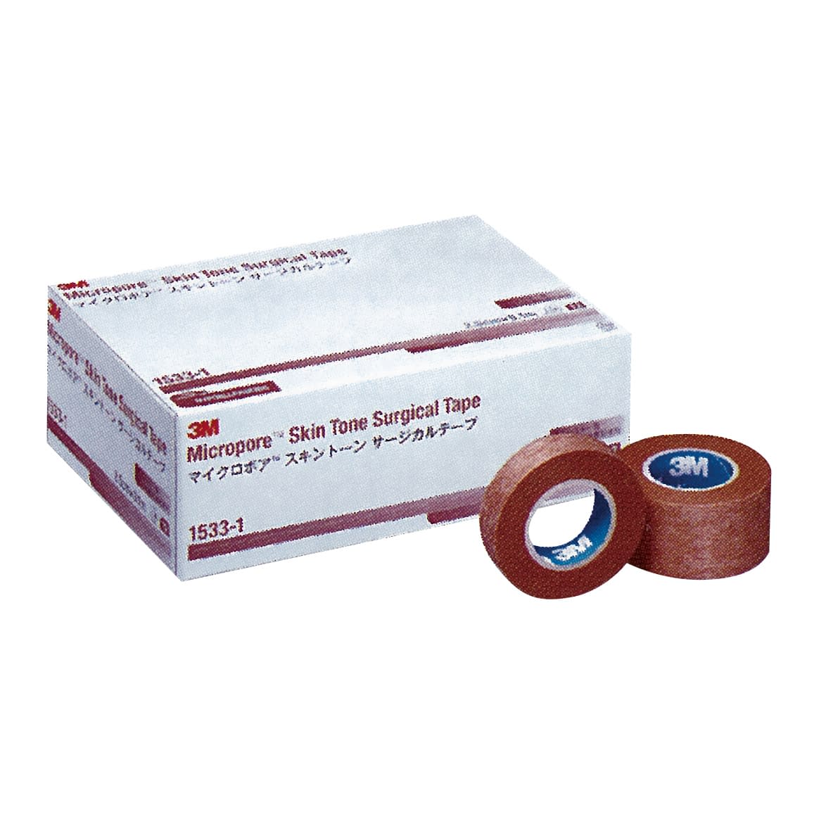 Micropore Skintone Surgical Tape 25-3780-01 3M Japan 1533-1(25)12 cans