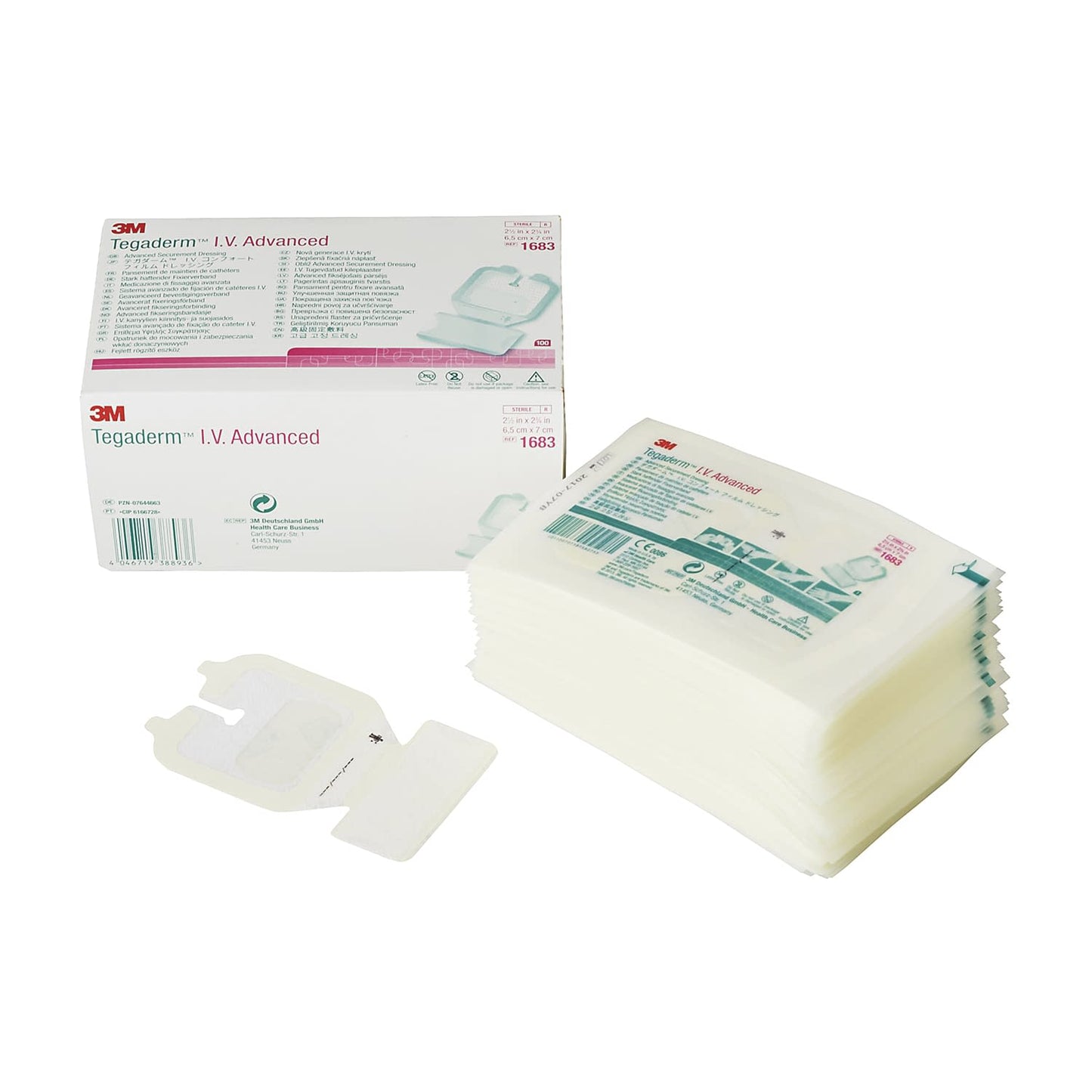 Tegaderm IV Comfort Film Catheter Fixation Tape 24-9981-04 3M Japan 1685 (8.5 x 11.5 cm) 50 pieces