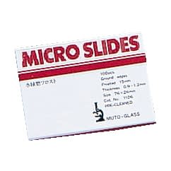 슬라이드 글라스 물 연마 서리 슬라이드 유리 10-2749-09 무토 화학 1106 (100 마이)