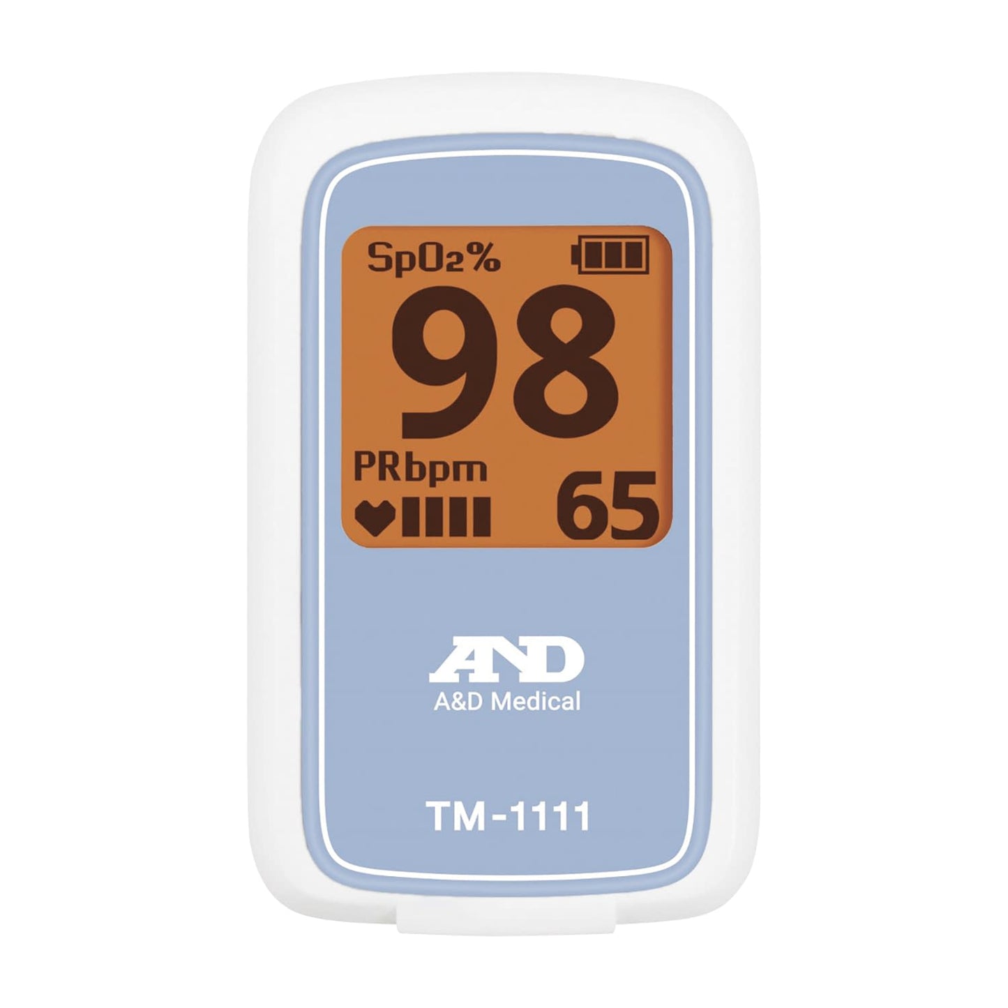 펄스 옥시 미터 포화 모니터 25-5951-00 A & DAY TM-1111A-JC1O (블루)