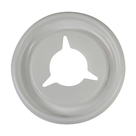 Dust cup lid (with hole) Inspection cup with hole 25-3526-00 First Light FR-5539 (100 pieces) White