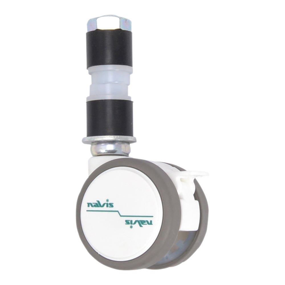 Navis Caster φ50mm Rubber with Stopper FW050N12SL60AZP 1 piece