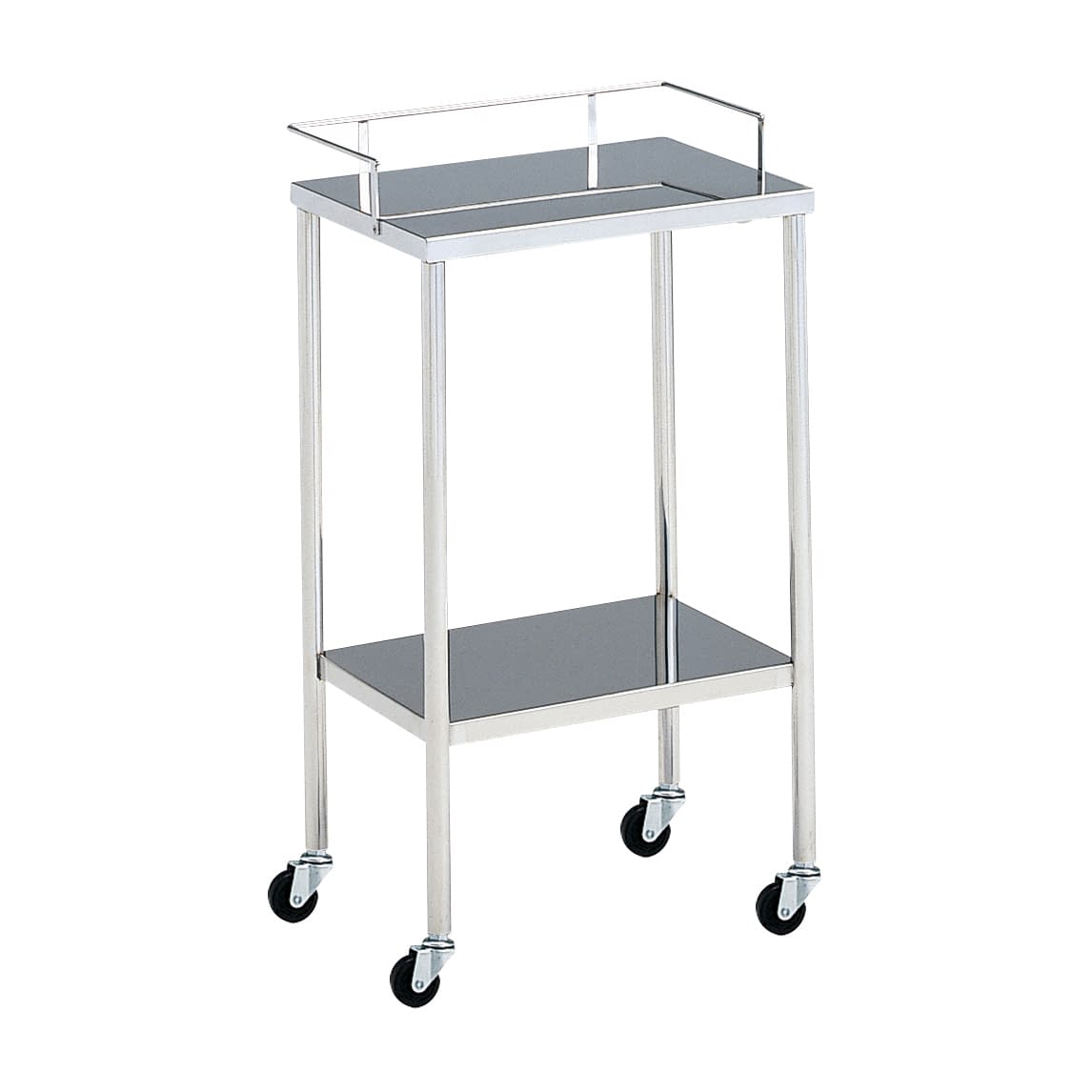 マツヨシ器械台 手摺付(φ50mm) 手摺付 カート(器械台) 01-2240-00 MATSUYOSHI MY-1014A(450X300X800