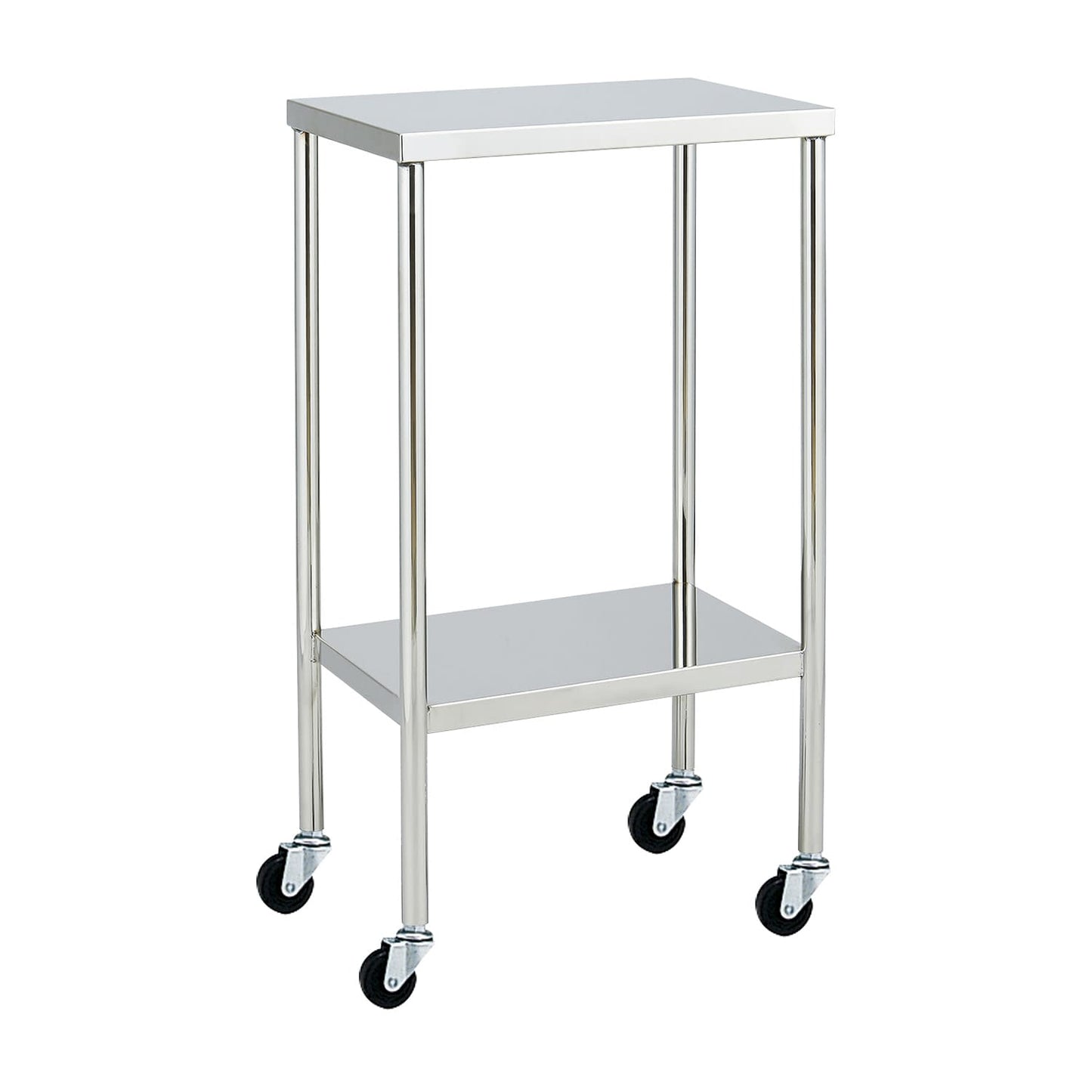 マツヨシ器械台 手摺なし(φ50mm 手摺なし カート(器械台) 01-2240-01 MATSUYOSHI MY-1015A(450X300X800