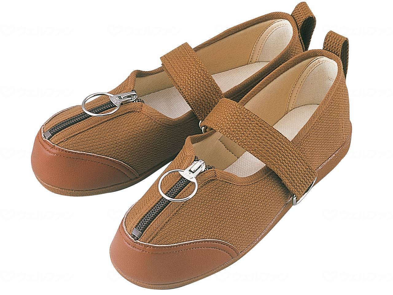 マリアンヌリハビリシューズGM505 チャ 25.0