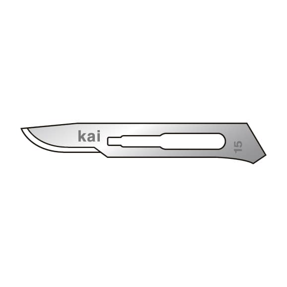 KAI Replacement Scalpel Blade (For Commercial Use) 05-3501-03 Kai Industries 315-B (NO.15) 100 Pieces