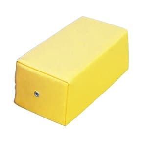 カラー診察用角マクラ 診察用枕 02-2336-0008 ビニルレザーイエロー 高田ベッド製作所 TB-77C-01