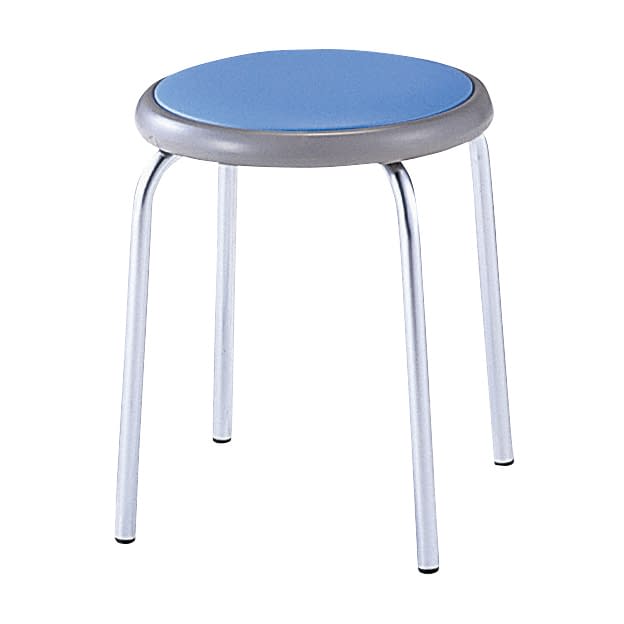 마쓰요시 둥근 의자 진찰 의자 02-5295-00 MATSUYOSHI MY-N1143 (블루)