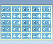 칼라 넘버 라벨 15×30mm(4) 1봉(25편×10장입) CNL-L04 1봉(25편×10장입)