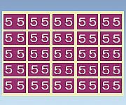 X선 필름봉투용 칼라 넘버 라벨 1봉(10편×10장입) CNL-S5 1봉(10편×10장입)