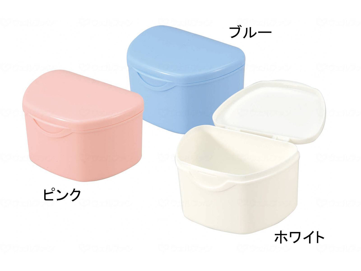 Wellfun Plan Pot Denture Case Pink