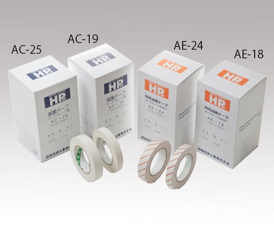HPSP(R) 멸균 테이프 24mm×50m 9권입 AE-24 1상자(9권입)