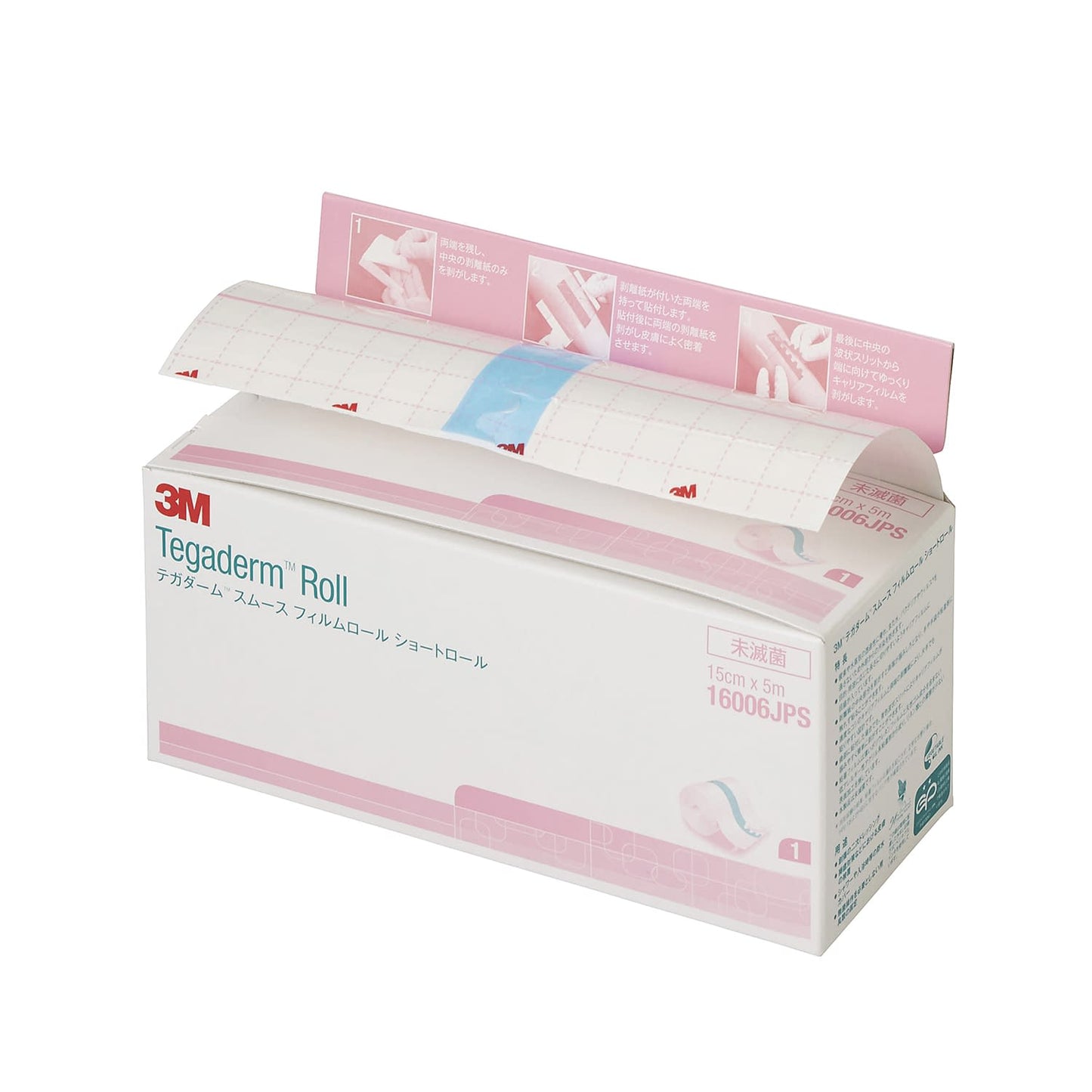 Tegaderm Roll Smooth Short Row Dressing Material 24-5533-05 3M Japan 16006JPS (15CMX5M) 1 can