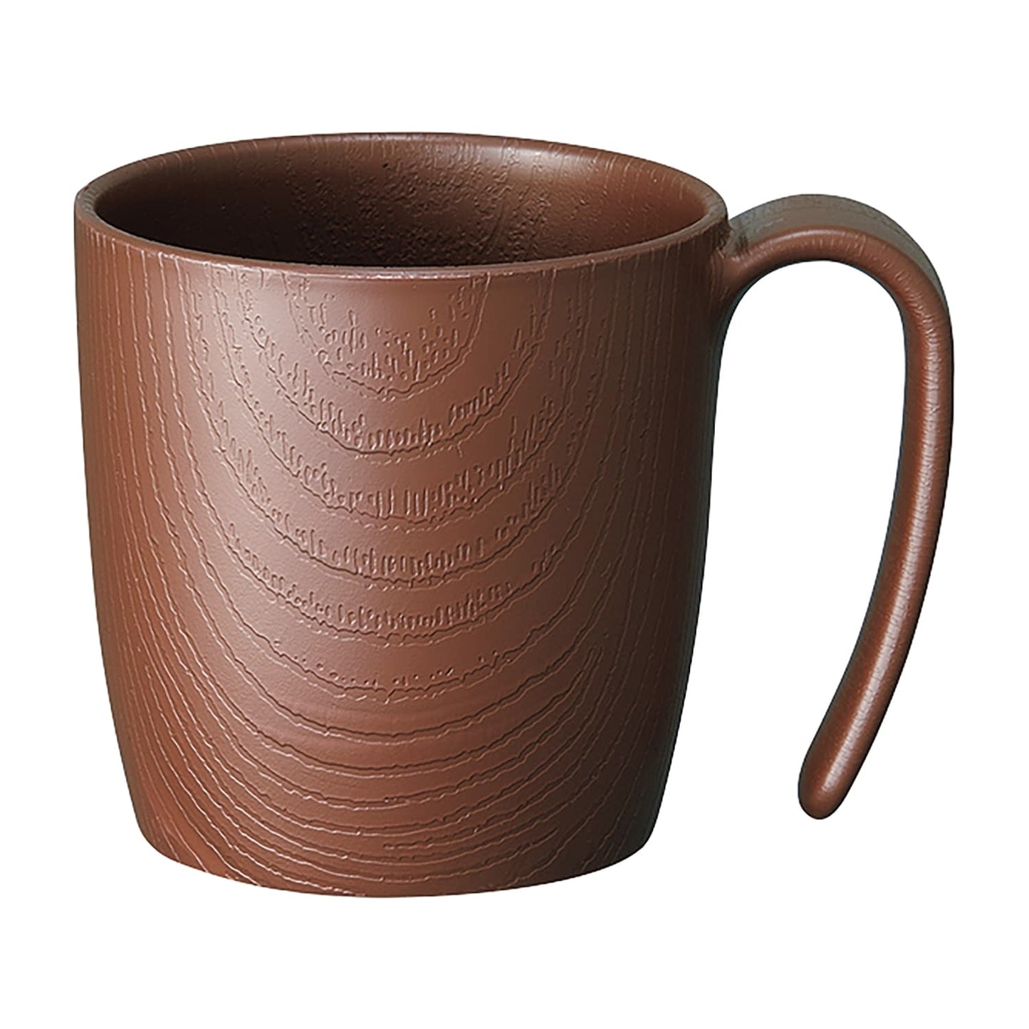 Easy-to-hold wooden cups, nursing tableware 25-6664-00 Skater NMGS1H (brown) 290ML