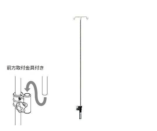 휠체어용 거들가 전방 설치 타입용 받침쇠 X-PX03-003 1개