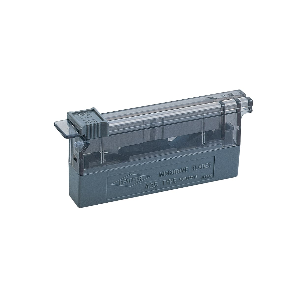 ミクロトーム替刃 パラフィン切片薄切用(硬組織切片) ミクロトーム 10-2465-05 フェザー安全剃刀 A35(50マイイリ)