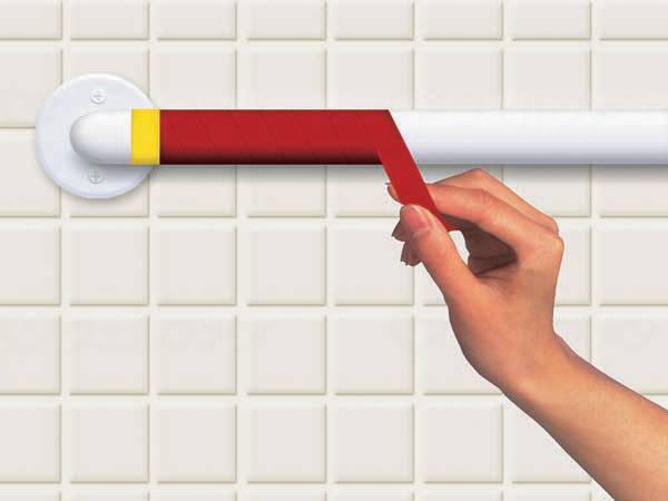 웰 팬 난간 미끄럼 방지 테이프 레드