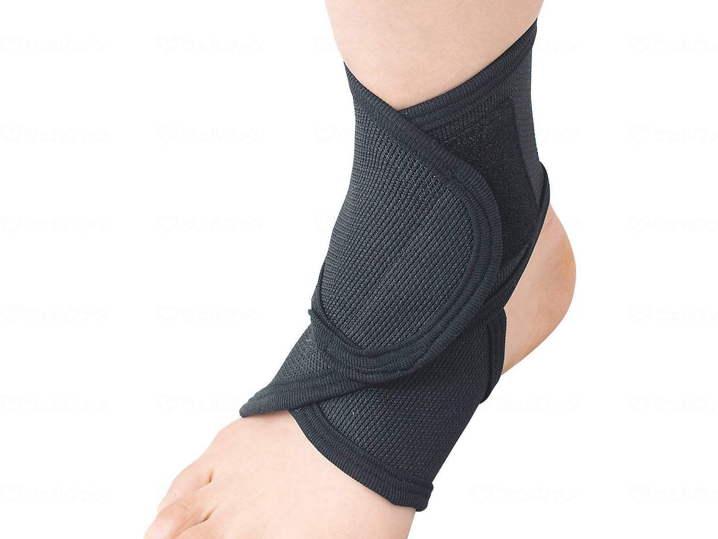 Hayashi Knit (Bibi Elbo) Ankle Support Black L