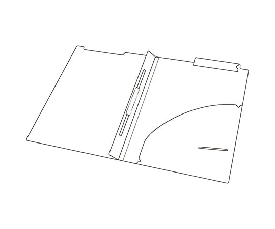 カルテフォルダー シングルファスナー 50枚入 HK718U 1箱(50枚入)