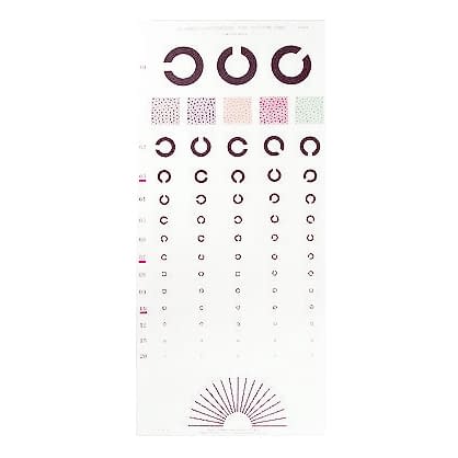 Eye chart Mr. Randle (5m) 02-3890-04 Soldering shop HP-1226A