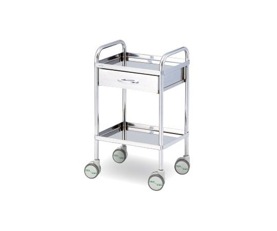 枠付き回診車(2段) 453×353×787mm W4535W 1台