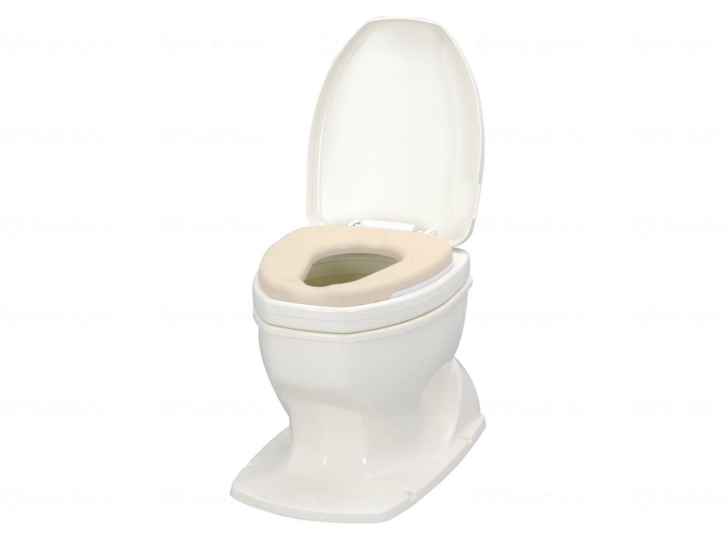 アロン化成サニタリエースODソフト便座据置式 補高#5 アイボリー