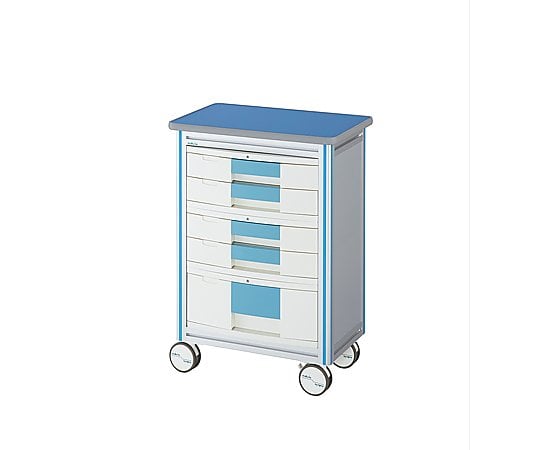 European Cart II (Massage Type) 5-tier Blue 600 x 400 x 855 mm ES-A5B 1 unit