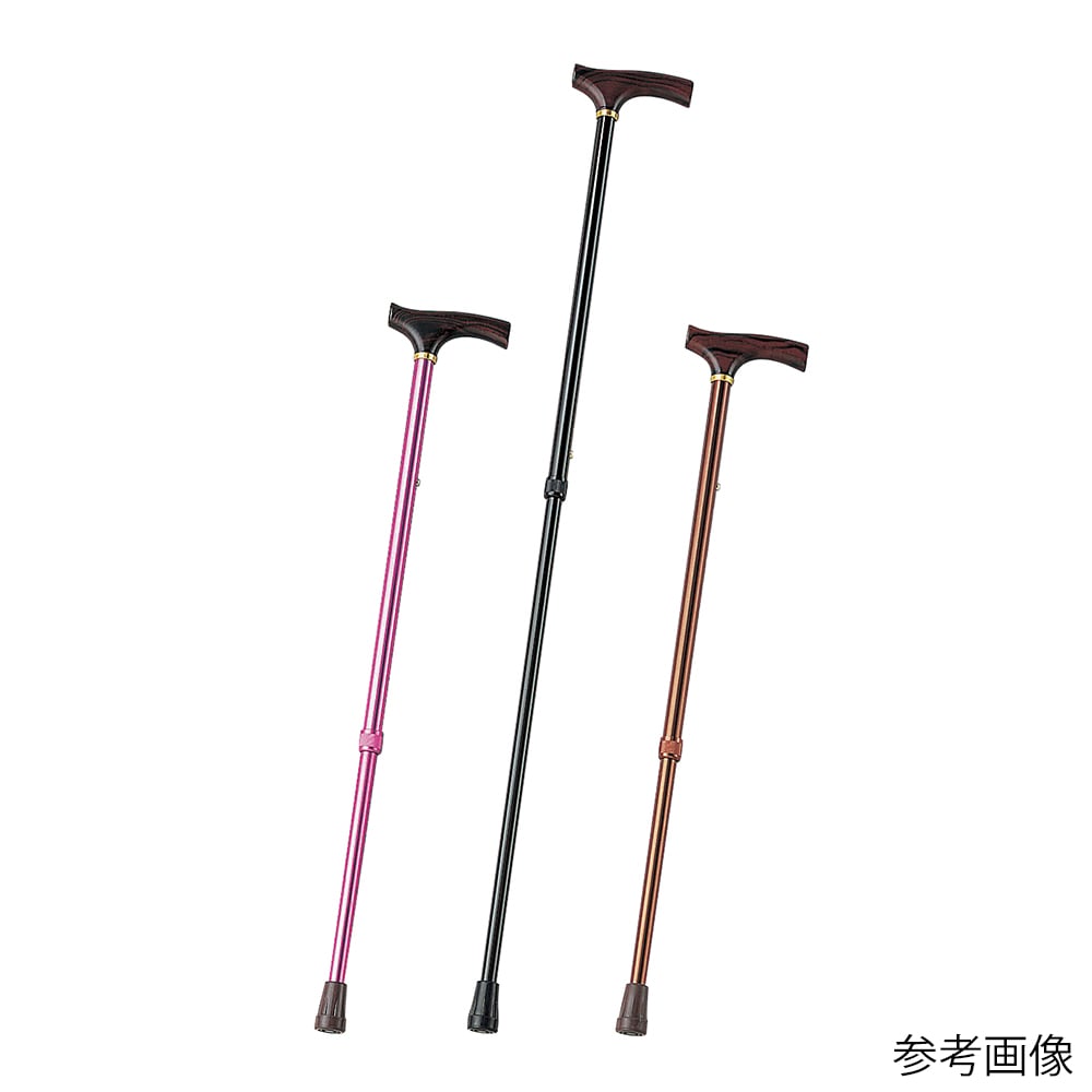 Colored walking stick (retractable) brown AS-225-BR-21DGN 1 piece