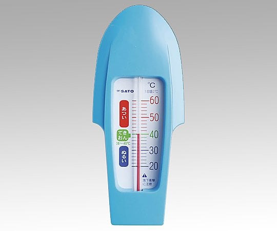 Boat-shaped water thermometer, blue, 1600-00, 1 piece