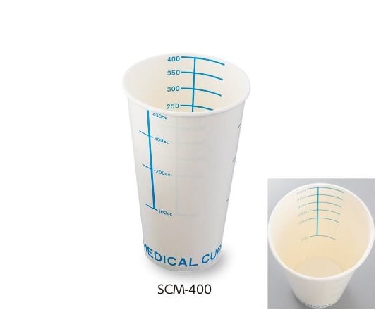 Test paper cups 400mL 1400 pieces SCM-400PRP 1 box (1400 pieces)