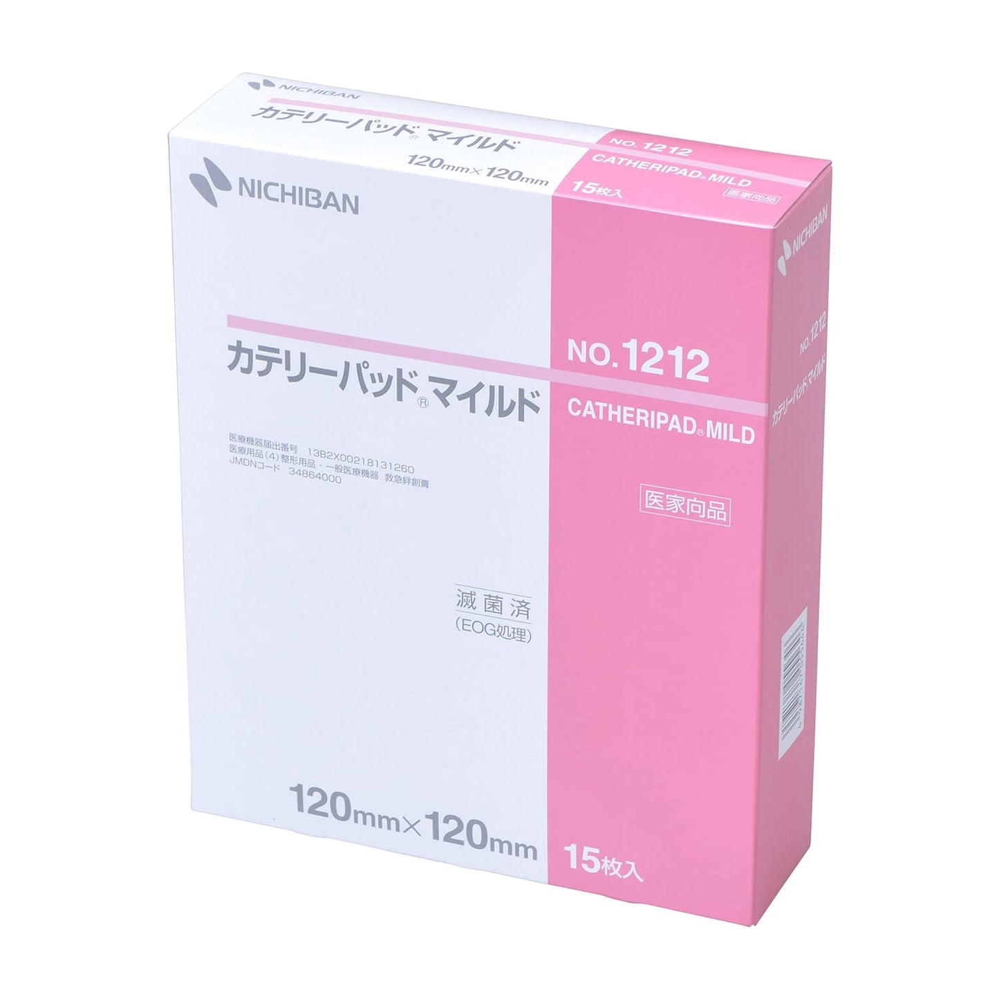 카테리 패드 마일드 드레싱재 23-3843-03 니티반 NO.1212(120X120)