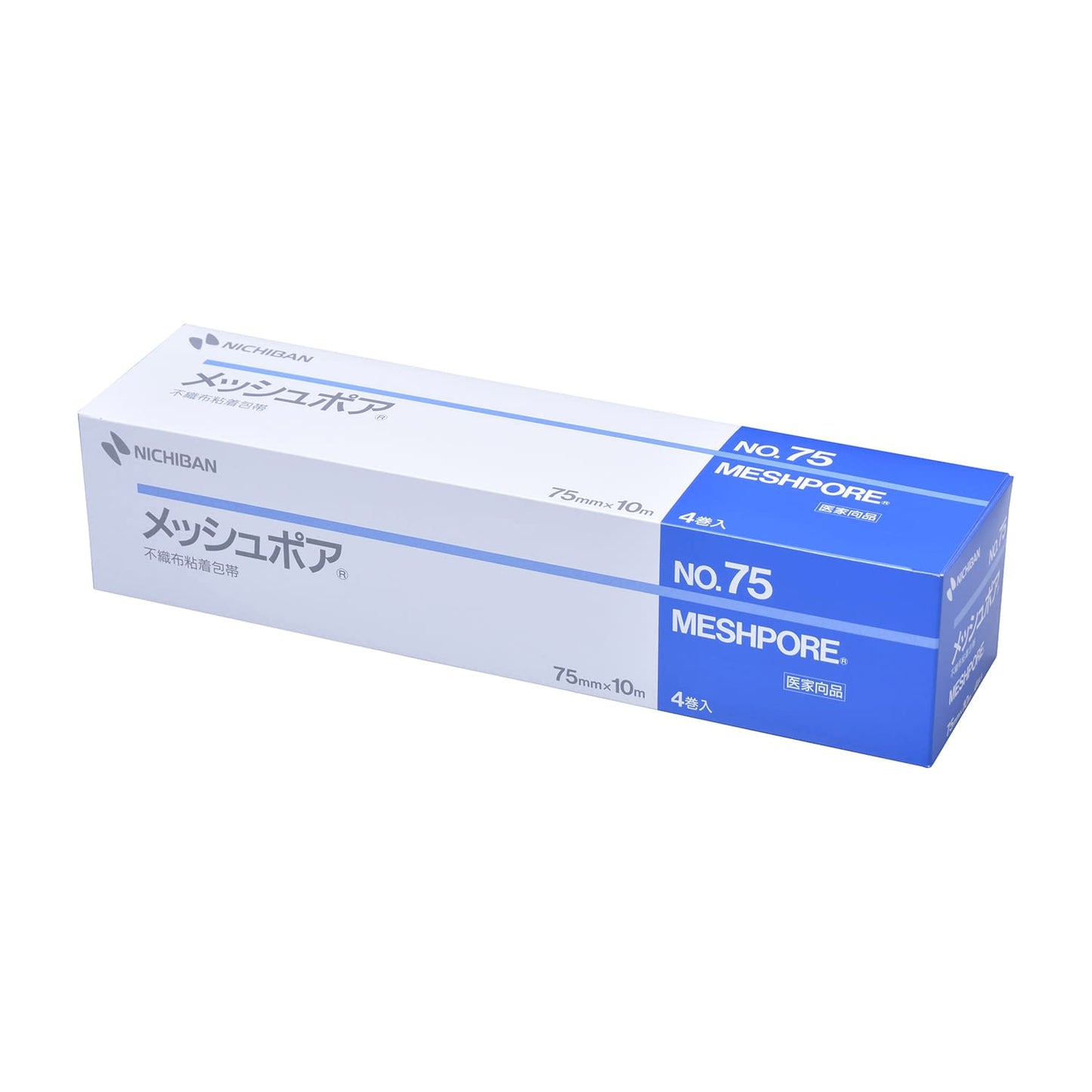 메쉬 포어 No. 75 점착 붕대 07-3395-03 니티반 MSP75(75X10M) 4칸