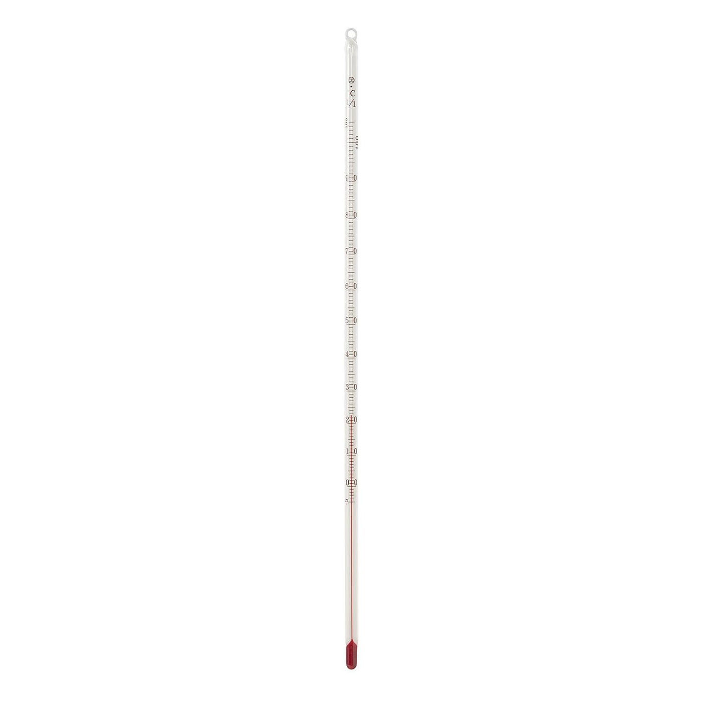 Red Liquid Rod Thermometer 10-2270-02 Nippon Keiryoki Kogyo -5 Color 105°C (1/1) 30CM