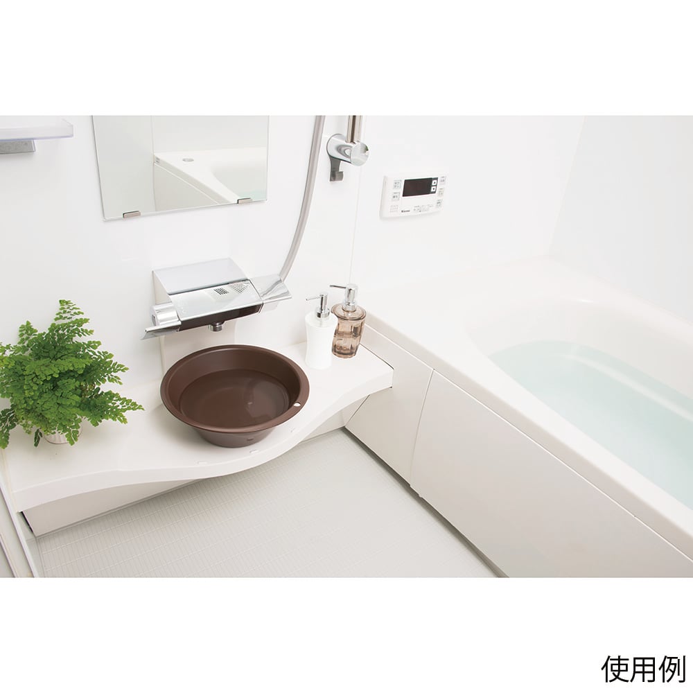 Float washbasin, approx. φ270xH95mm, brown, 07744, 1 piece