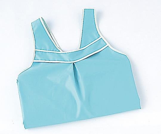 入浴ケアか~るいエプロンⅡ (ターコイズブルー/M) 6018 M 1枚