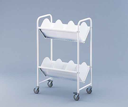 File cart, standard type, 2 shelves, 603 x 352 x 980 mm, BR-2L, 1 unit