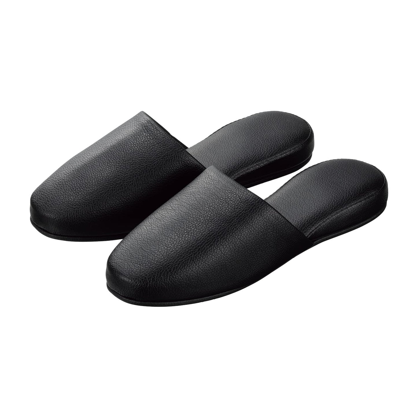 마츠요시 슬리퍼 (항균 · 가죽) 항균 슬리퍼 25-4071-0102 블랙 MATSUYOSHI