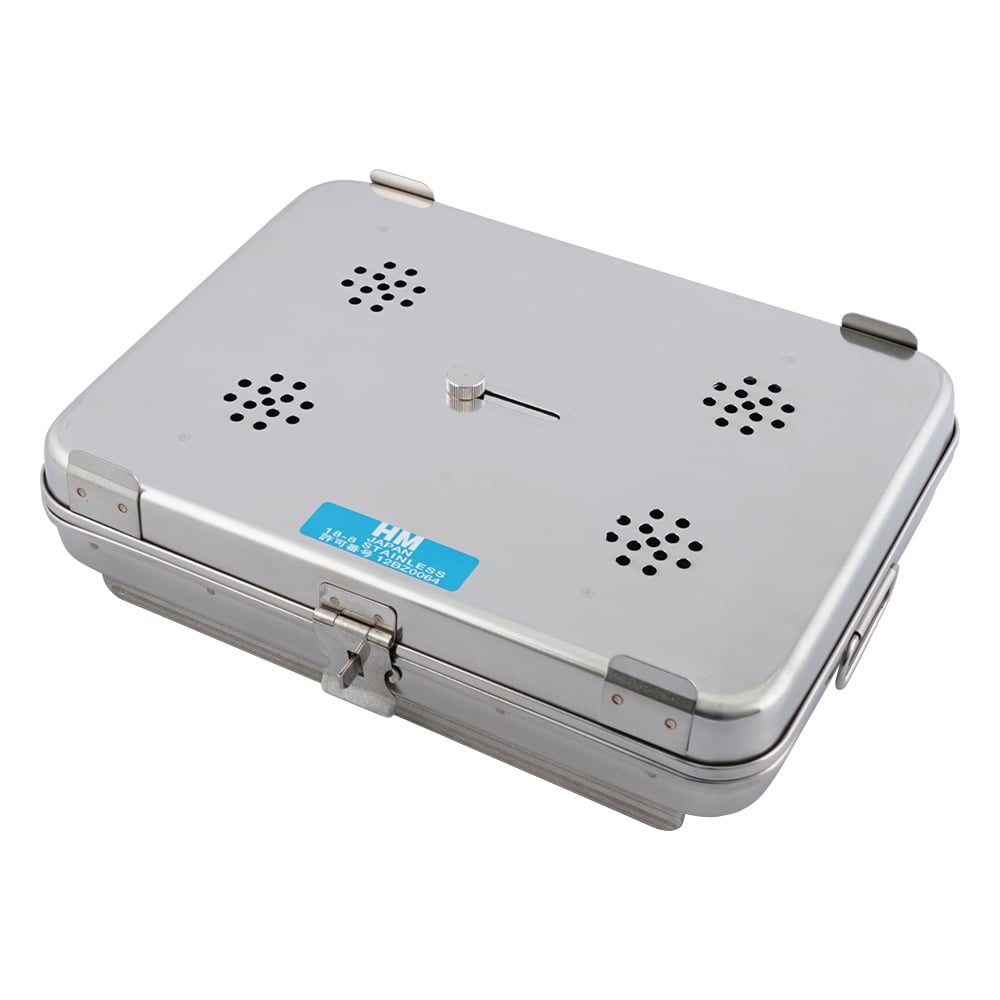 탁상 오토클레이브용 각 캐스트 뚜껑・바닥 개폐식 240×180×40mm HM 1개