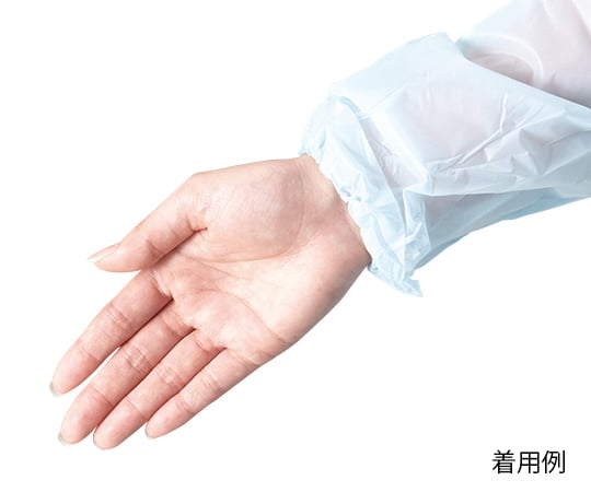 플라스틱 앞치마(소매 첨부) 고무 소매 타입 1상자(20장입) 004-41519 1상자(20장입)