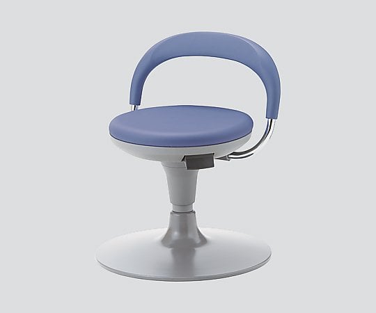 マルチチェアー 円盤脚・紛体塗装・ロータイプ ブルー TSS-18ZS 1脚