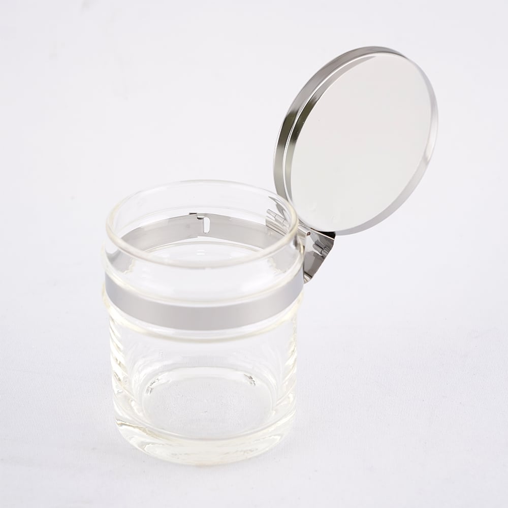 Universal jar (glass) 125mL, white, 1 piece
