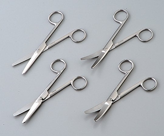 Surgical scissors double blunt curved B022-0305 1 piece