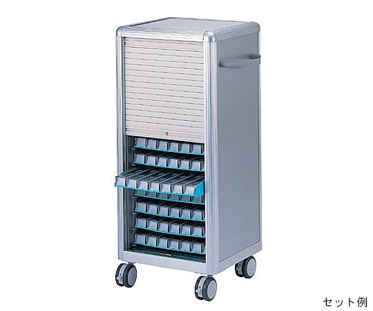 ウィークリディスペンサーカート カート本体(12床用) 590×465×1180mm WD-12N 1台