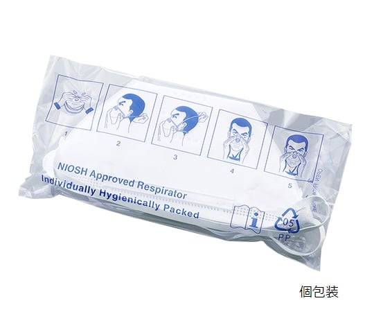 N95マスク(立体構造) バルブ付き 20枚 SH2950V 1箱(20枚入)