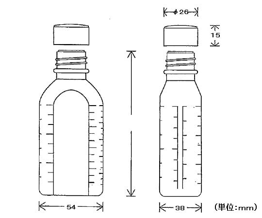 B형 투약병(미멸균) 100mL 200개입 B-100(103) 1상자(200개입)