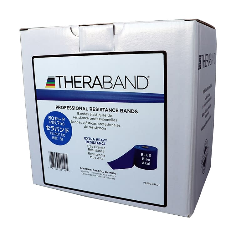 Theraband (50 yards) Blue: Strong Strong Training Tube 20-6285-04 Hygenic TB-20150