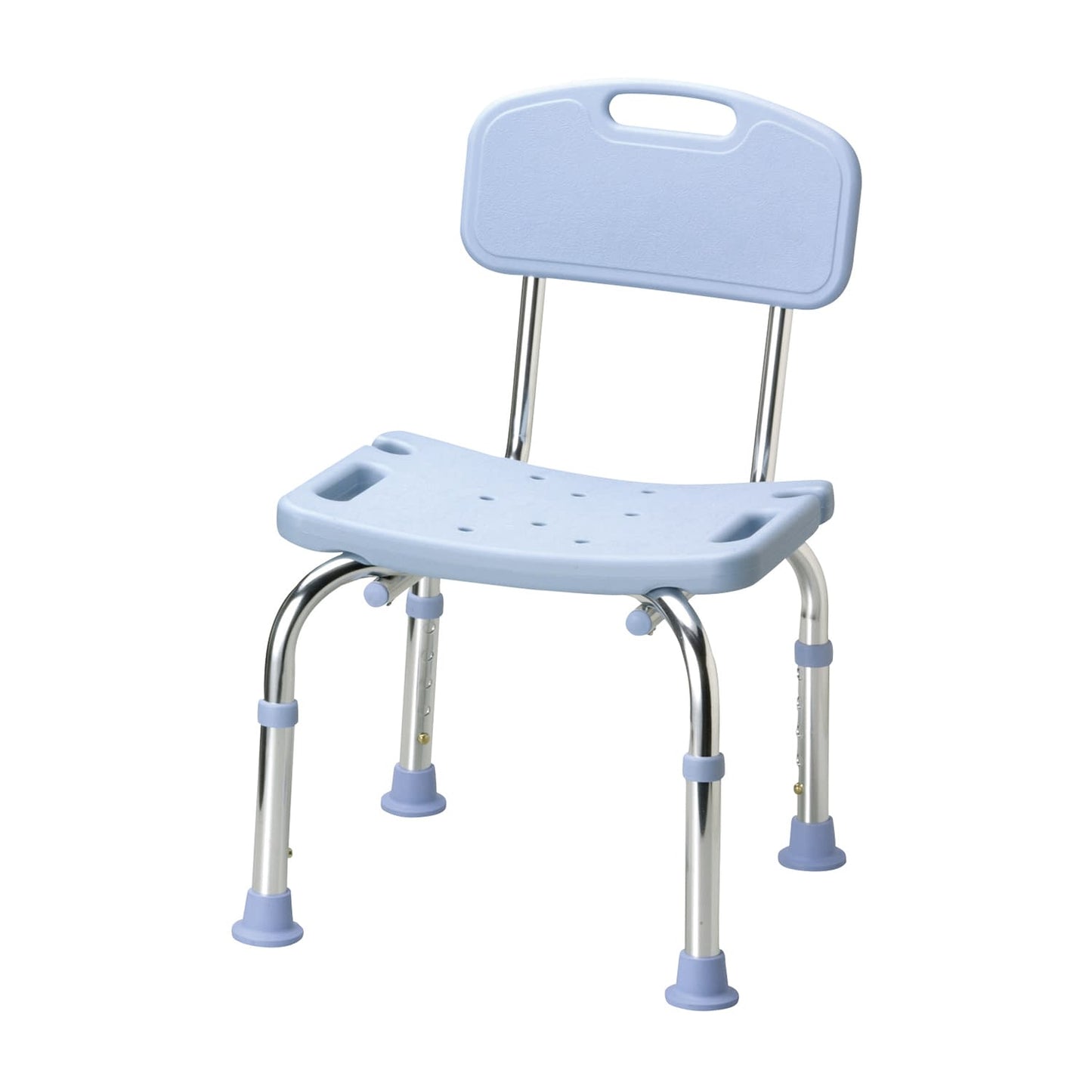 Shower bench (with backrest) Shower chair with backrest 23-2498-01 Ichigoichie SB-11LB (light blue)