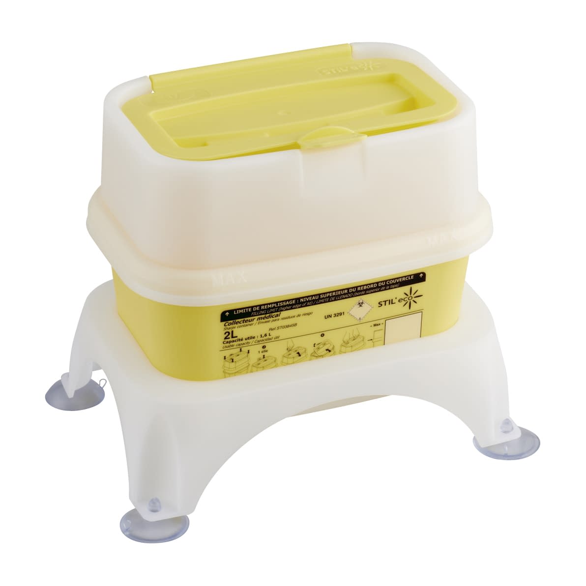 Suction pad stand, needle disposal box 23-2902-00 PAROLAi STIL'ECO ST03895 (2.0/8.0L)